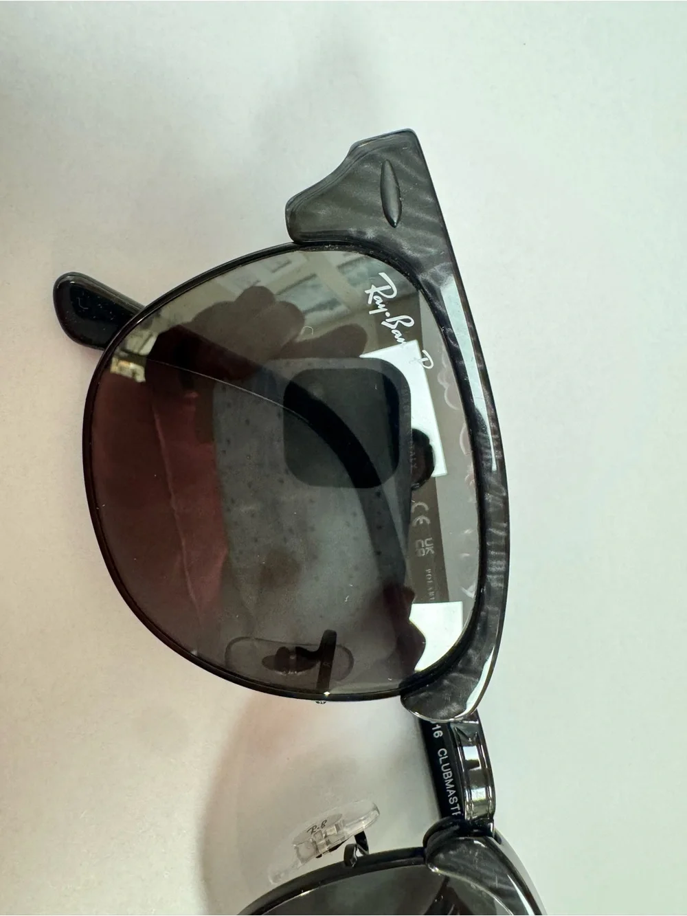 Ray-Ban Women’s Black Frame with Dark Red Lenses Sunglasses